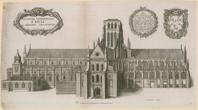 Catedral de São Paulo, Londres de Wenceslaus Hollar