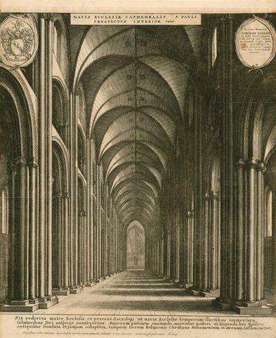Catedral de São Paulo, Londres de Wenceslaus Hollar