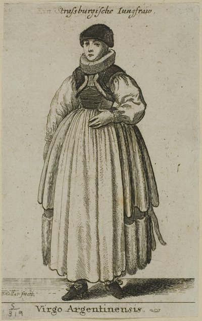 Mulher de Estrasburgo de Wenceslaus Hollar