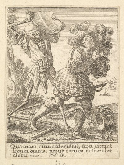 O Conde da Dança da Morte, 1651. de Wenceslaus Hollar