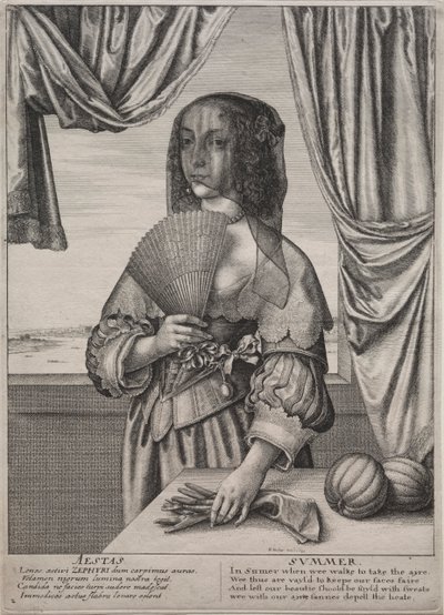 As quatro estações: verão de Wenceslaus Hollar