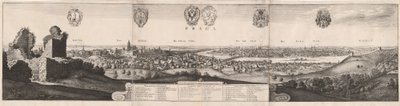 A Grande Vista de Praga, 1649. de Wenceslaus Hollar