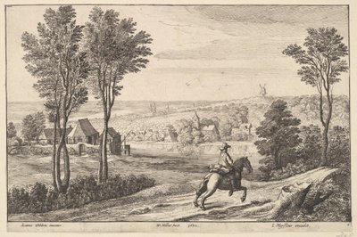 O Cavaleiro, 1650. de Wenceslaus Hollar