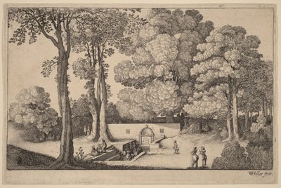A nascente mineral de Wenceslaus Hollar