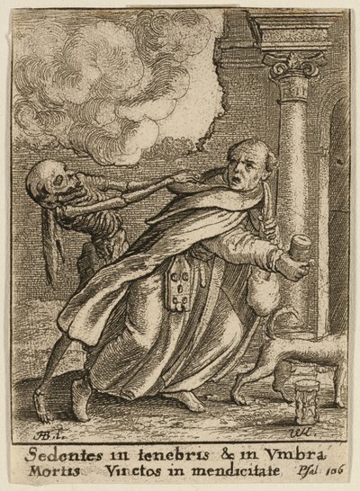 O monge e a morte de Wenceslaus Hollar