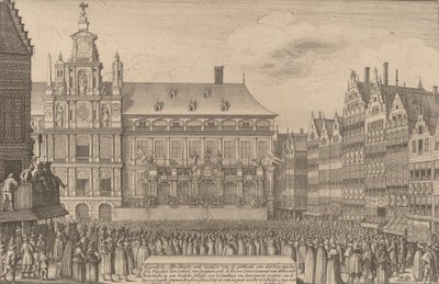 A Paz de Munster, 1641. de Wenceslaus Hollar