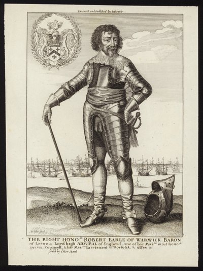 O Honorável Robert Earl of Warwick de Wenceslaus Hollar