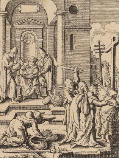 O Lavar das Mãos. de Wenceslaus Hollar