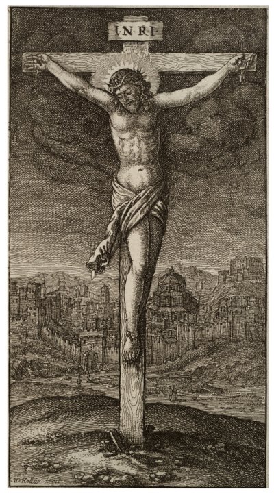 A crucificação de Wenceslaus Hollar