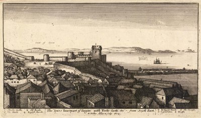 A parte interior inferior de Tânger de Wenceslaus Hollar