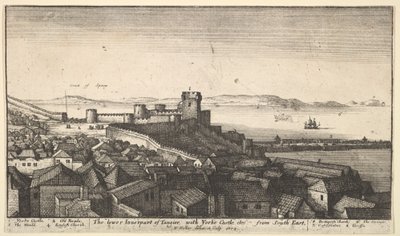 A parte interna inferior de Tânger, 1673. de Wenceslaus Hollar