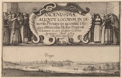 Folha de rosto de Wenceslaus Hollar