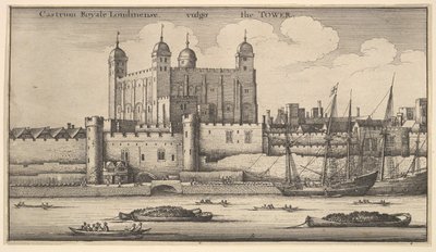 Torre de Londres, 1625-77. de Wenceslaus Hollar