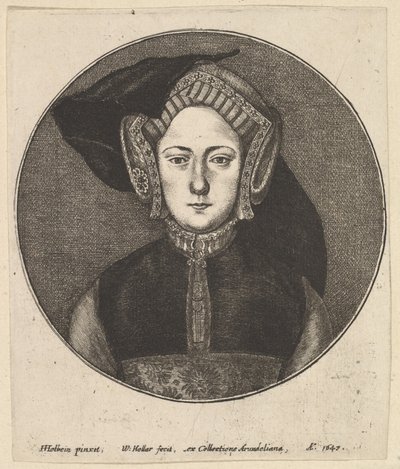 Mulher desconhecida, 1647. de Wenceslaus Hollar