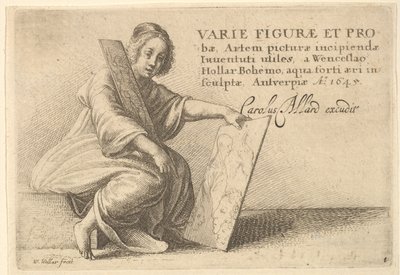 Várias formas e garantia de 1645. de Wenceslaus Hollar