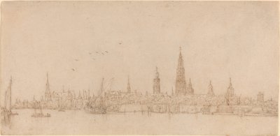 Vista de Antuérpia de Wenceslaus Hollar