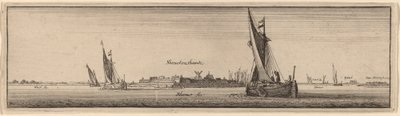 Vista de Shenckenschantz, 1647. de Wenceslaus Hollar