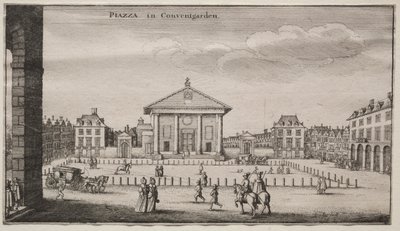 Vistas de Londres: A Piazza em Covent Garden de Wenceslaus Hollar
