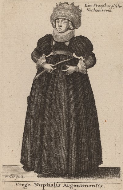 Virgo Nuptialis Argentinensis. de Wenceslaus Hollar