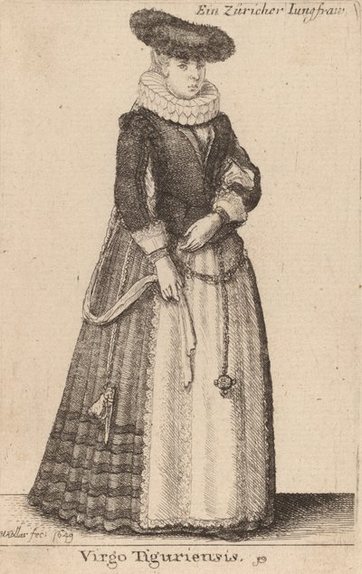 Virgem de Tigúria, 1649 de Wenceslaus Hollar