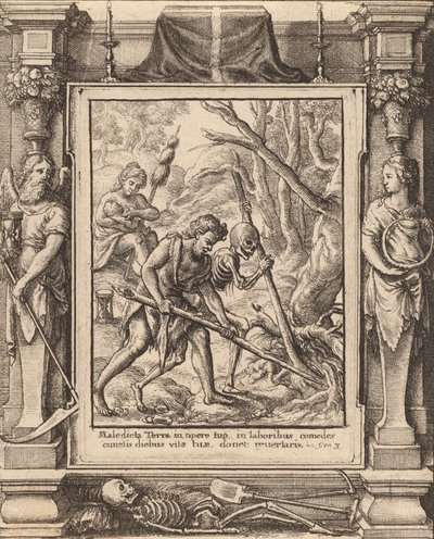 Quando Adam Delved, 1651. de Wenceslaus Hollar