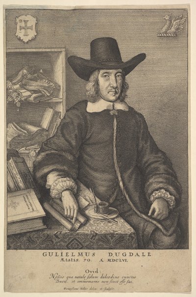 William Dugdale, 1625-77. de Wenceslaus Hollar