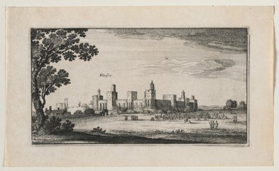 Castelo de Windsor do sudeste de Wenceslaus Hollar