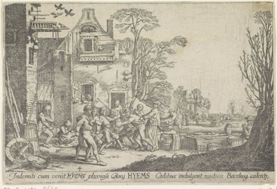 Inverno Hyems (título no objeto) As Quatro Estações (título da série) de Wenceslaus Hollar
