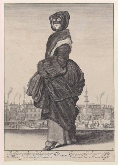 Winter, de The Seasons, 1643-44., 1643-44. de Wenceslaus Hollar
