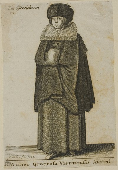 Mulher de Viena de Wenceslaus Hollar