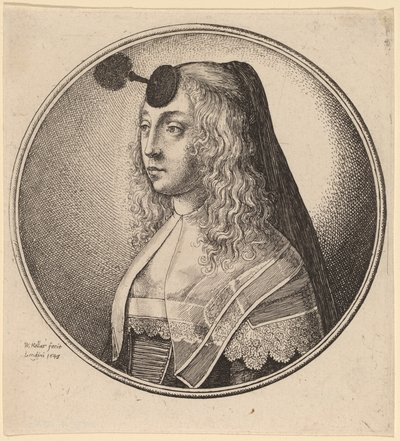 Mulher de Antuérpia de Wenceslaus Hollar