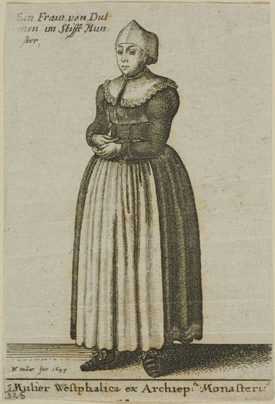 Mulher da Vestfália de Wenceslaus Hollar