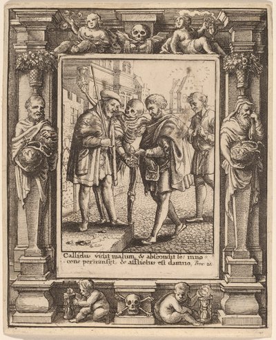 Advogada de Wenceslaus Hollar after Hans Holbein the Younger after Abraham van Diepenbeeck