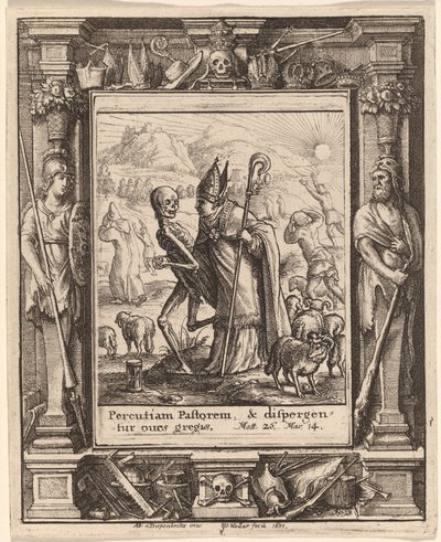 Bispo de Wenceslaus Hollar after Hans Holbein the Younger after Abraham van Diepenbeeck