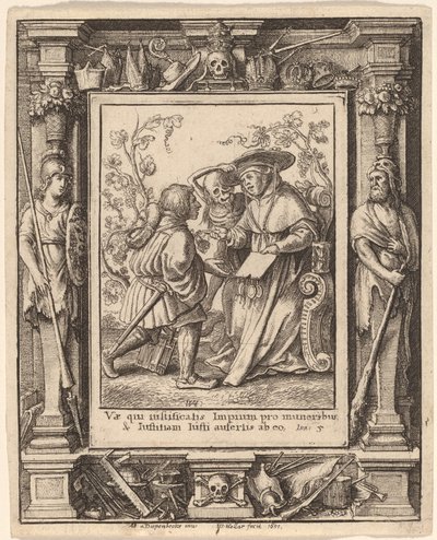 Cardeal de Wenceslaus Hollar after Hans Holbein the Younger after Abraham van Diepenbeeck