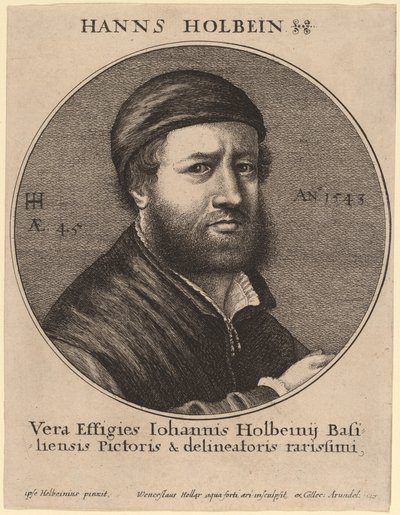 Hans Holbein, o Jovem de Wenceslaus Hollar after Hans Holbein the Younger