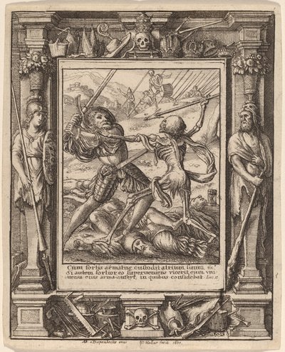 Cavaleiro de Wenceslaus Hollar after Hans Holbein the Younger after Abraham van Diepenbeeck