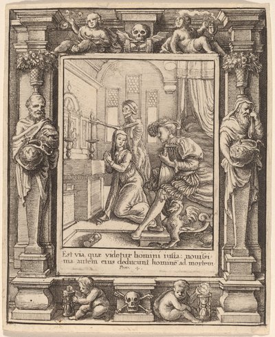Freira de Wenceslaus Hollar after Hans Holbein the Younger after Abraham van Diepenbeeck