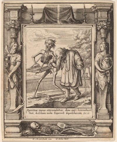 Velhote de Wenceslaus Hollar after Hans Holbein the Younger after Abraham van Diepenbeeck