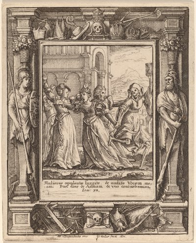 Rainha de Wenceslaus Hollar after Hans Holbein the Younger after Abraham van Diepenbeeck