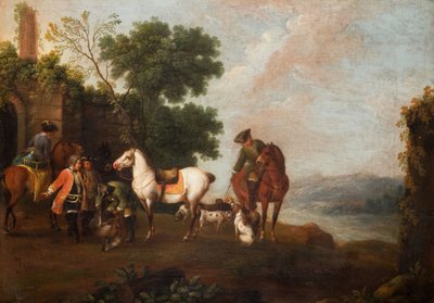 A caça ao veado, 1760. de Wenzel Ignaz Prasch