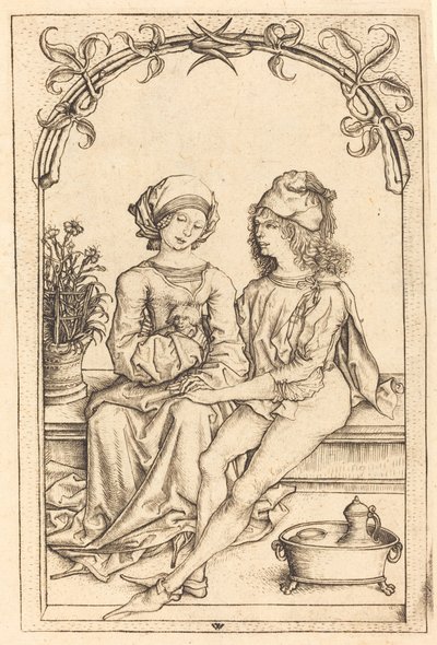 Os Amantes de Wenzel von Olmutz after Master of the Housebook