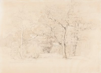 Paisagem, bosque de Werner Holmberg