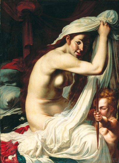 Vênus e Cupido de Werner Jacobsz van den Valckert