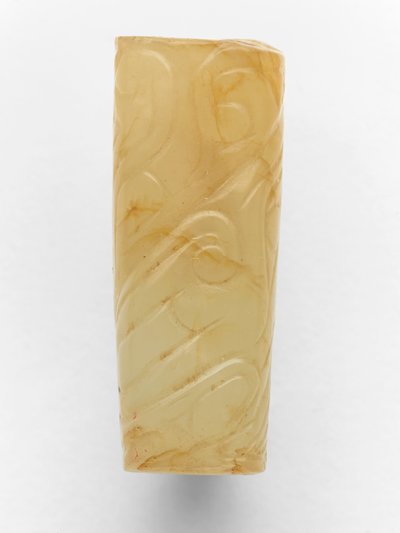 Conta cilíndrica, c.800-700 BC (jade) de Western Zhou Dynasty Chinese School