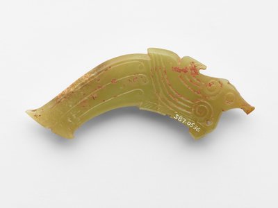 Pingente em forma de pássaro, c.1050-c.950 aC de Western Zhou Dynasty Chinese School