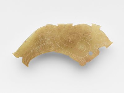 Pingente em forma de pássaro, um de um par, c.1050-c.950 aC de Western Zhou Dynasty Chinese School