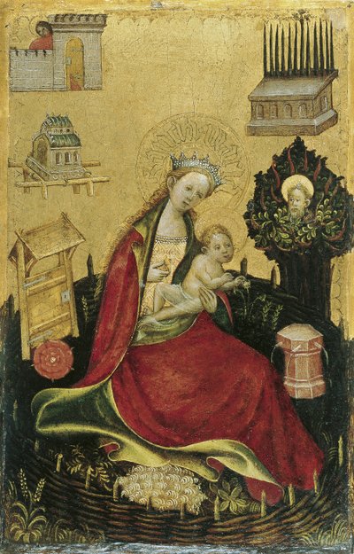 A Virgem e o Menino no Hortus Conclusus de Westphalian Master