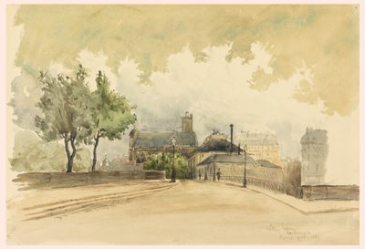 Desenho, The Marque, Paris, 1887 de Whitney Warren Jr.