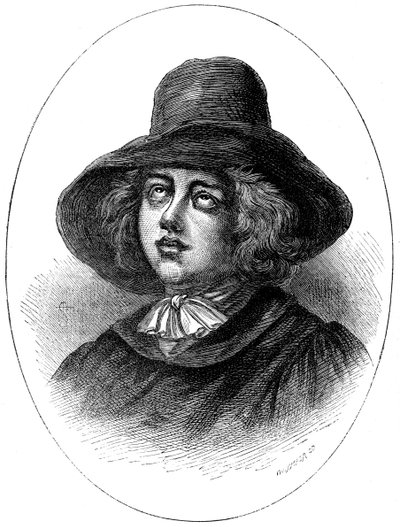 George Fox, fundador dos Quakers, século XVII c1880. de Whymper